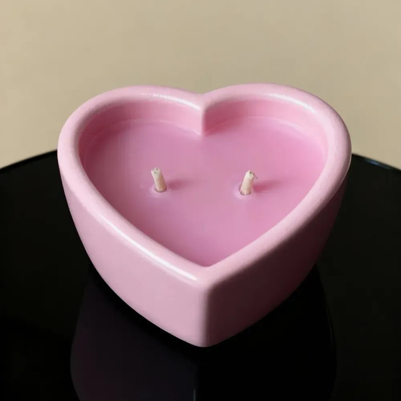 Массажная свеча Candy в форме сердца