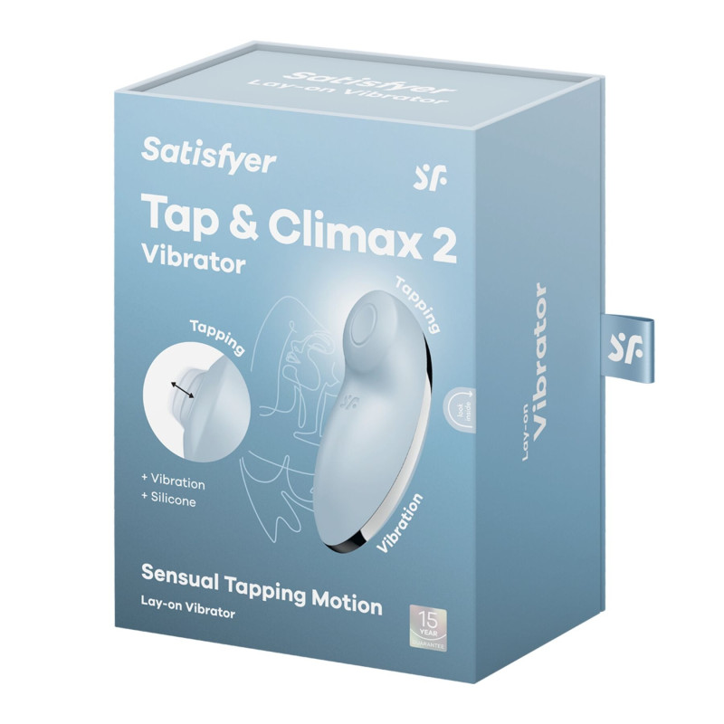 Вибратор для критора с пульсацией Satisfyer Tap & Climax 2