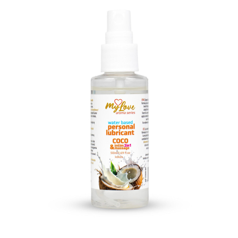 2в1 лубрикант та масажний гель MyLove Aroma Series Intim&Massage Watermelon, 50 мл