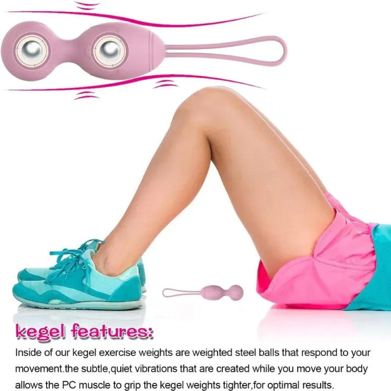 Набір вагінальних кульок BeYourLover, силіконові, фіолетові, 3 шт