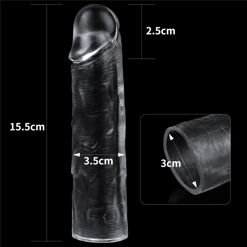 Прозора насадка на член Flawless Clear Penis Sleeve Add 1 Прозора насадка на член Flawless Clear Penis Sleeve Add 1