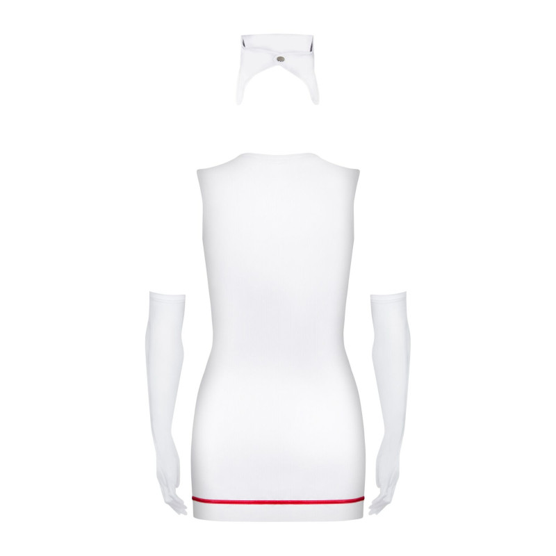 Еротичний костюм медсестри Obsessive Emergency dress S/M Еротичний костюм медсестри Obsessive Emergency dress S/M