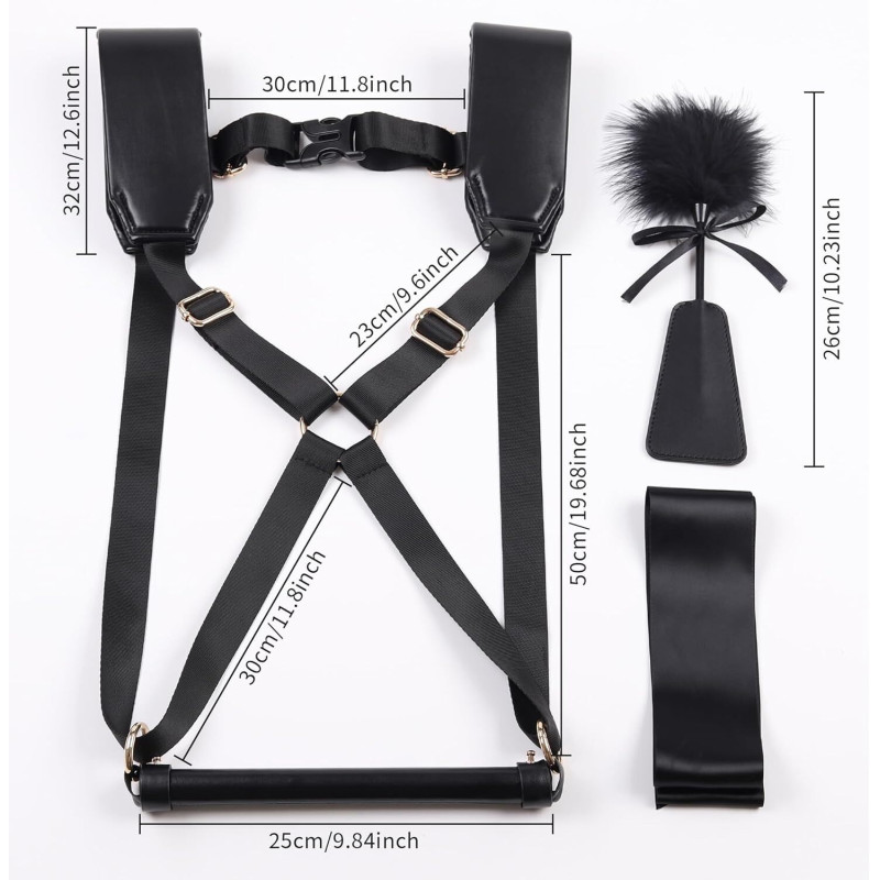 БДСМ-набір LOCKINK YEAHWOW Black Doggy Style Saddle set БДСМ-набір LOCKINK YEAHWOW Black Doggy Style Saddle set
