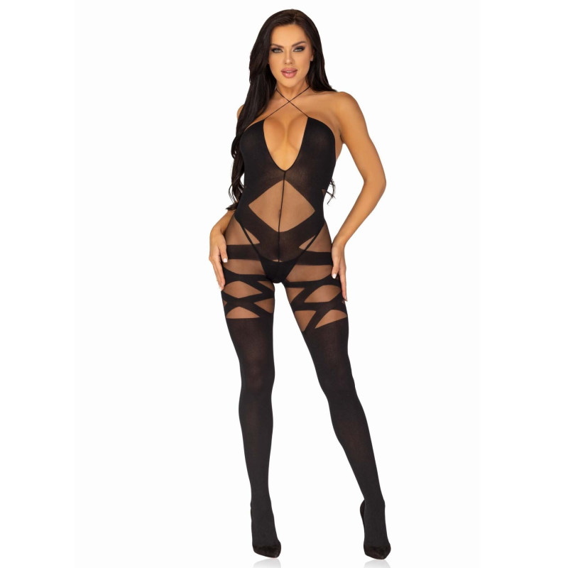 Комбинезон Leg Avenue Illusion halter bodystocking