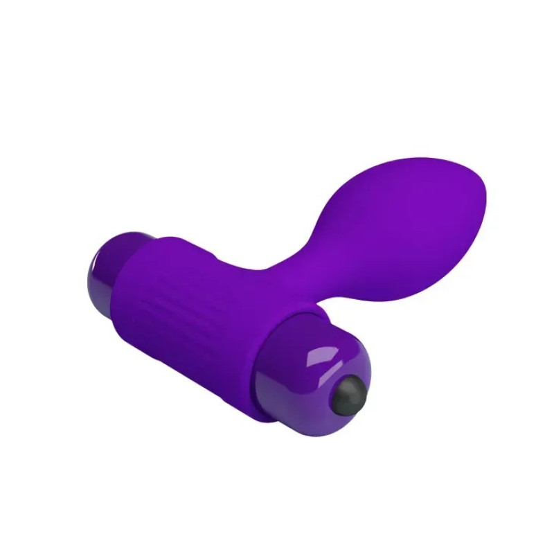 Анальная пробка с вибрацией Pretty Love Vibra Violet