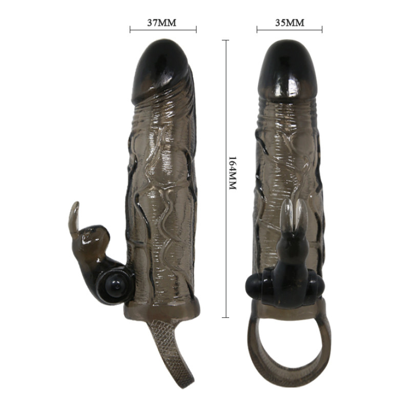 Насадка на член - Brave Man Vibrating Penis Sleeve 5,91