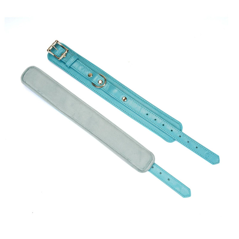 Поножі Liebe Seele Blue Lamb Leather Ankle Cuffs with Velvet Lining Поножі Liebe Seele Blue Lamb Leather Ankle Cuffs with Velvet Lining