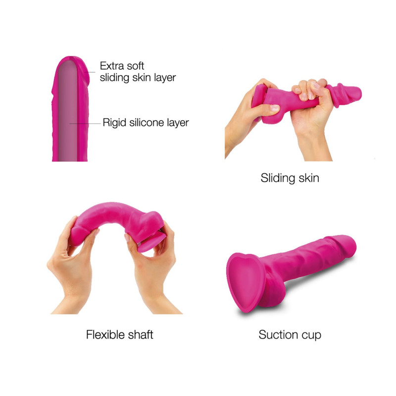 Реалістичний фалоімітатор Strap-On-Me Sliding Skin Realistic Dildo S