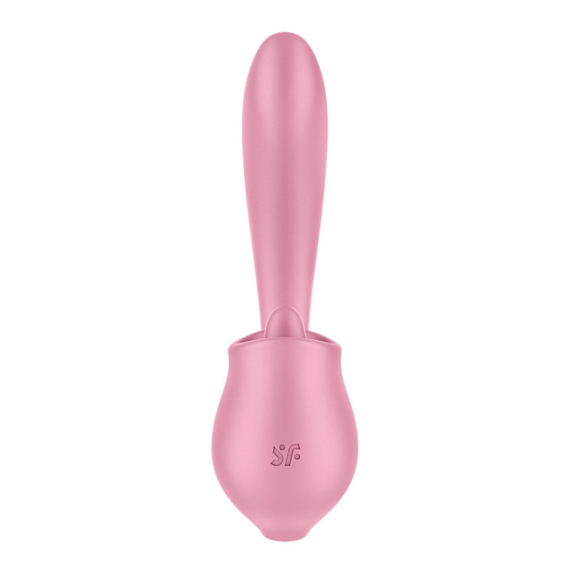 Вагинально-клиторальный вибратор Satisfyer Tongue Genius с язычком
