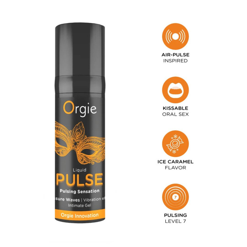 Посмоктуючий гель для клітора Orgie Liquid Pulse Посмоктуючий гель для клітора Orgie Liquid Pulse