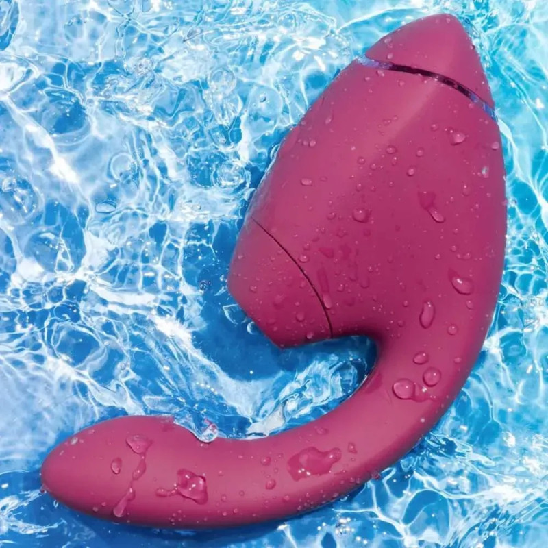 Вибратор-стимулятор вакуумный Womanizer Next Duo Dusky для точки G