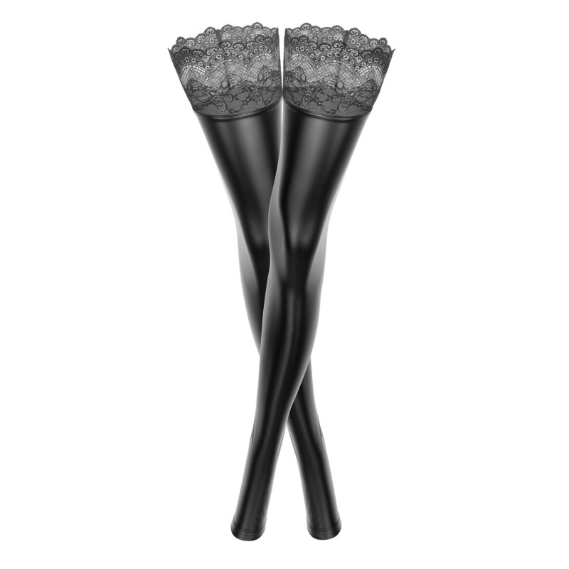 Панчохи з мокрим ефектом Noir Handmade F135 Powerwetlook stockings Панчохи з мокрим ефектом Noir Handmade F135 Powerwetlook stockings