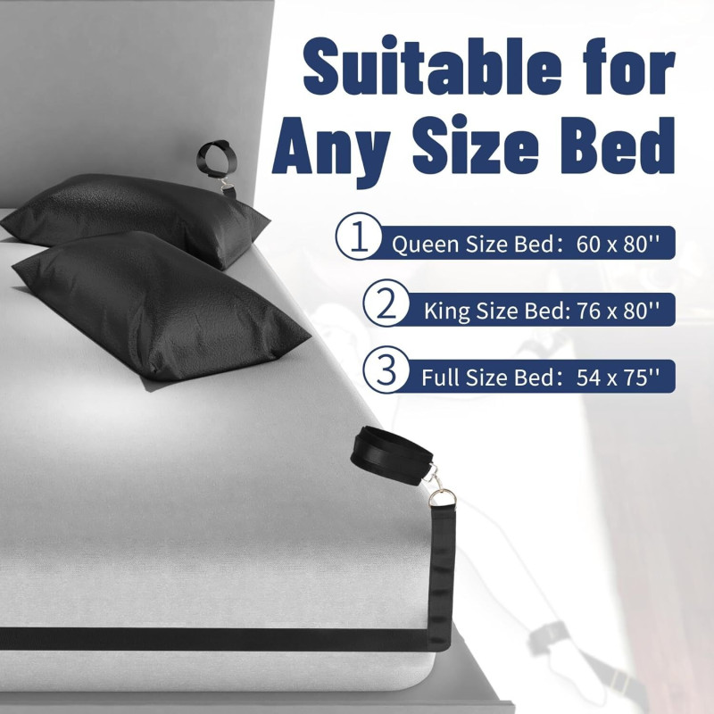 БДСМ-набір LOCKINK YEAHWOW Bed Restraint set БДСМ-набір LOCKINK YEAHWOW Bed Restraint set