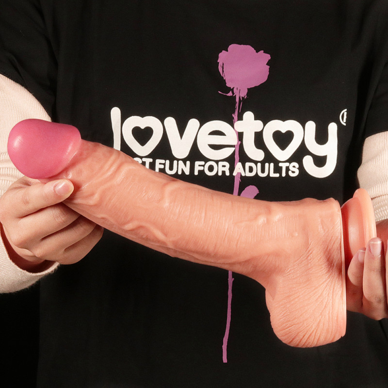 Фалоімітатор - Dual-Layered Silicone Cock 10 Фалоімітатор - Dual-Layered Silicone Cock 10