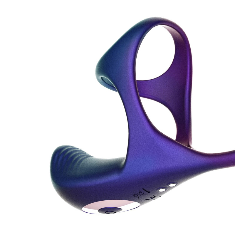 Ерекційне кільце з віброяйцем Hueman Halo Orbit, масаж яєчок, пульт ДК Ерекційне кільце з віброяйцем Hueman Halo Orbit, масаж яєчок, пульт ДК