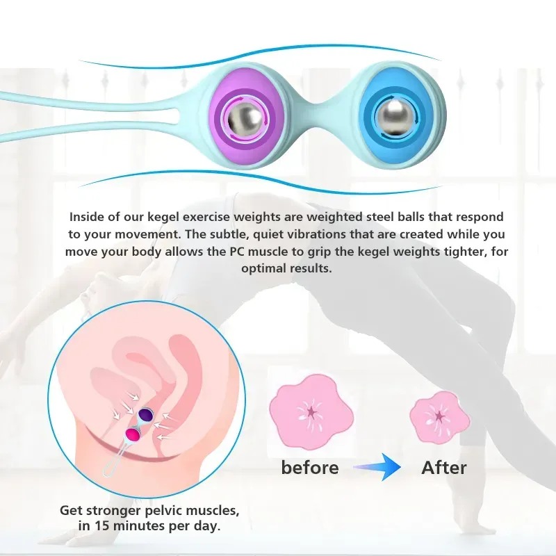 Набор разноцветных вагинальных виброшариков Every Night Toys