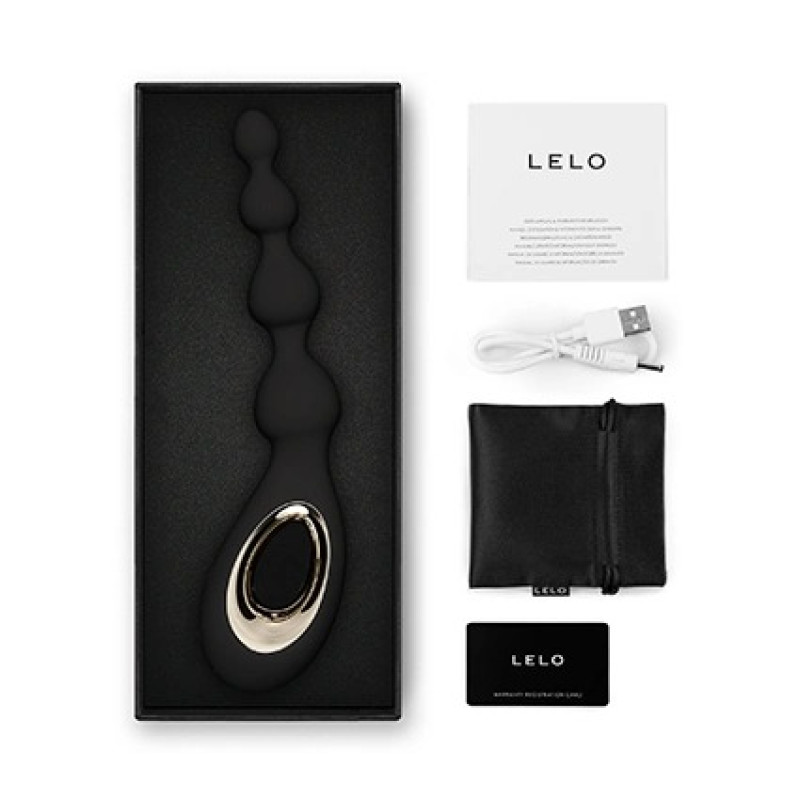 Анальное ожерелье с вибрацией LELO Soraya Beads Black