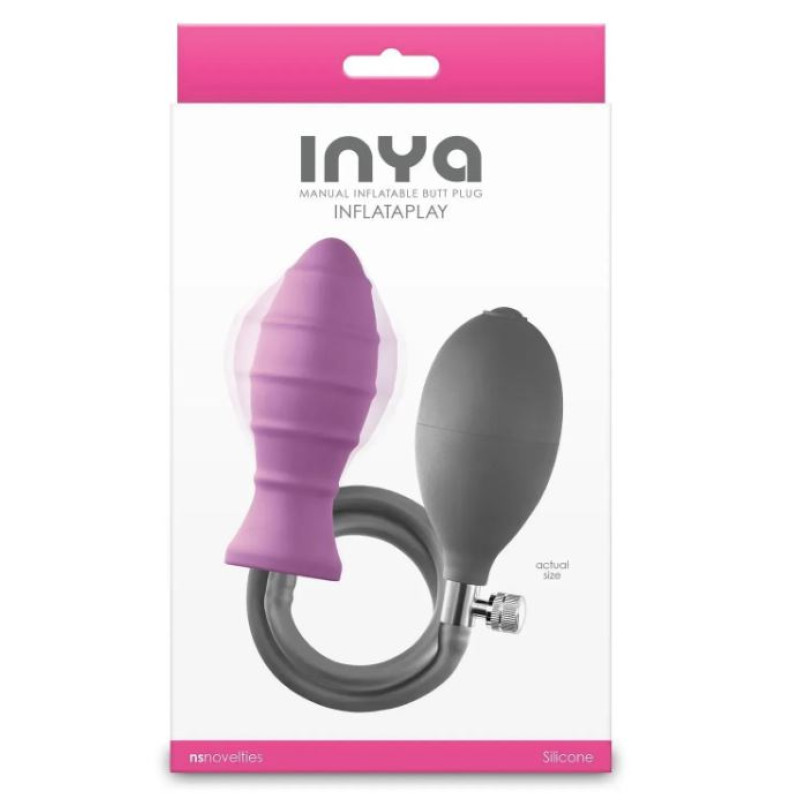 Анальна пробка NS Novelties Inya з накачуванням Анальна пробка NS Novelties Inya з накачуванням