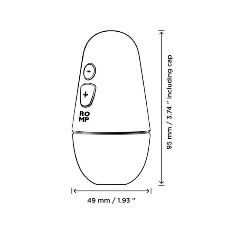 Вакуумний стимулятор для клітора ROMP Free X