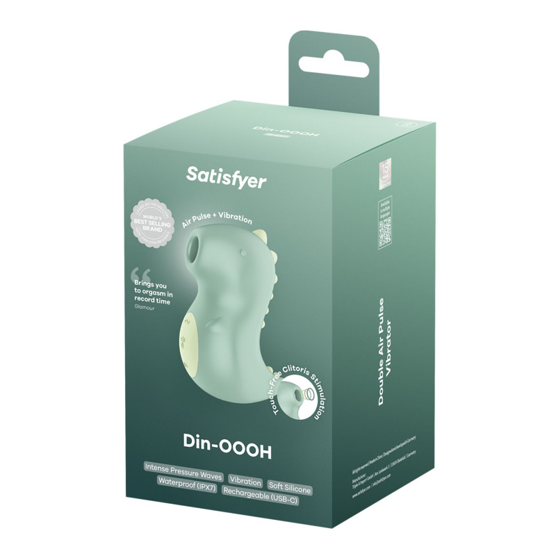 Вакуумный клиторальный стимулятор Satisfyer Din-OOH Вакуумный клиторальный стимулятор Satisfyer Din-OOH