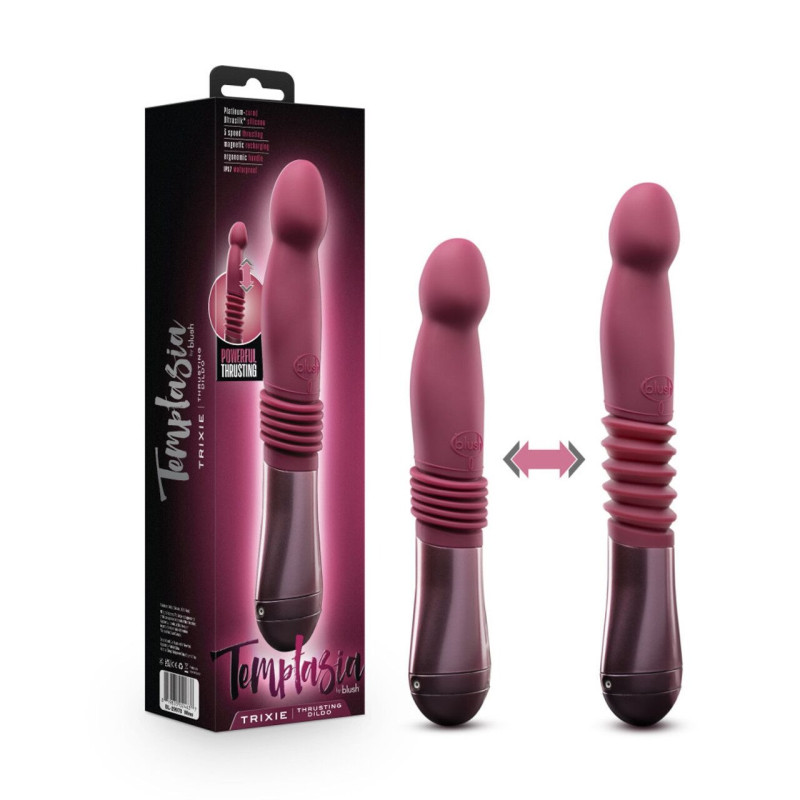 Пульсатор для точки G Blush Temptasia – Trixie Thrusting Dildo