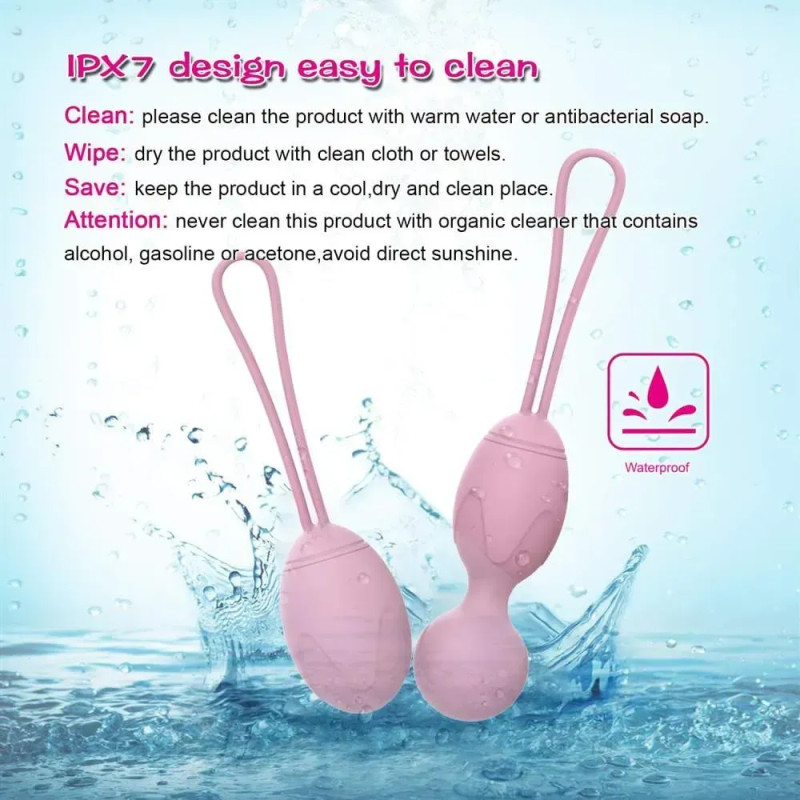 Набір вагінальних кульок BeYourLover, силіконові, фіолетові, 3 шт