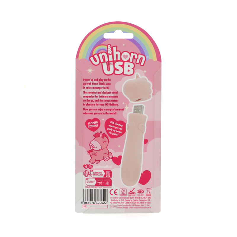 Віброкуля Unihorn Heart Throb Pink