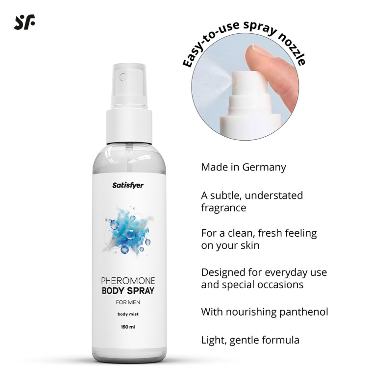 Спрей для тіла з феромонами Satisfyer Pheromones Body Spray For Men 150 мл