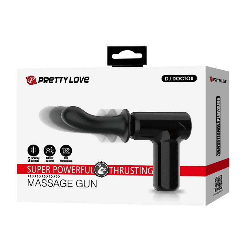 Вибромассажер пистолет Dj Doctor Massage Gun Pretty Love