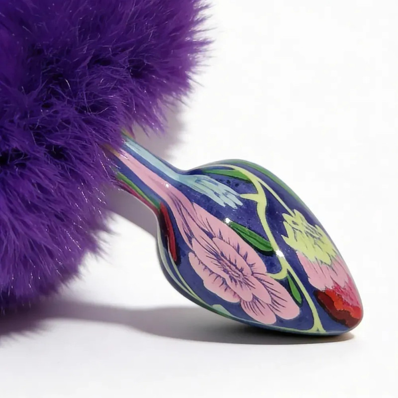 Анальная пробка с узором ALUME, размер S, 7 х 2,8 см Анальная пробка с узором ALUME, размер S, 7 х 2,8 см