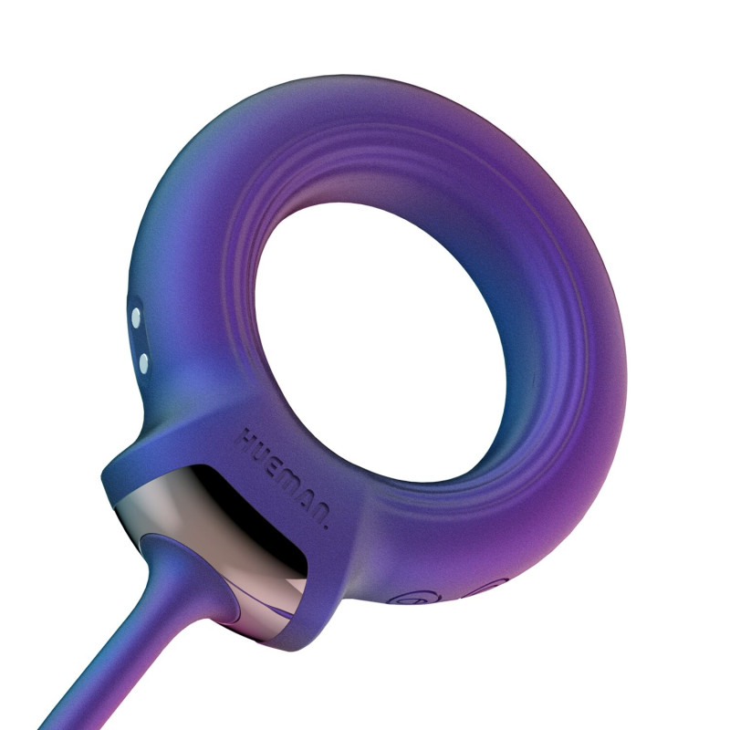 Ерекційне віброкільце з віброяйцем Hueman - Eclipse Anal Vibrator Ерекційне віброкільце з віброяйцем Hueman - Eclipse Anal Vibrator
