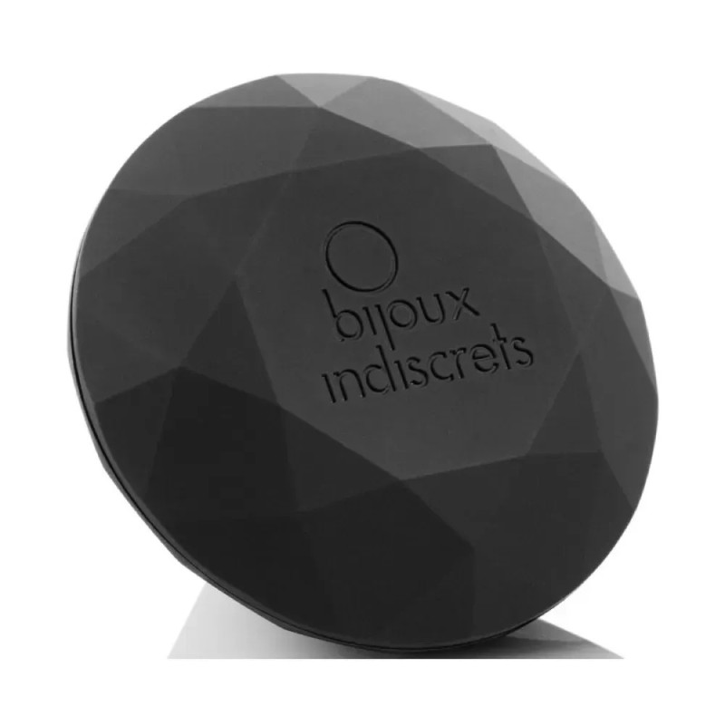 Вібратор для клітора Bijoux Indiscrets Diamond у формі алмаза, чорний