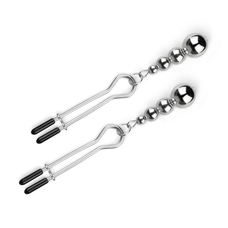 Затискачі для сосків Bedroom Fantasies: Nipple Clamps with Beaded Chain