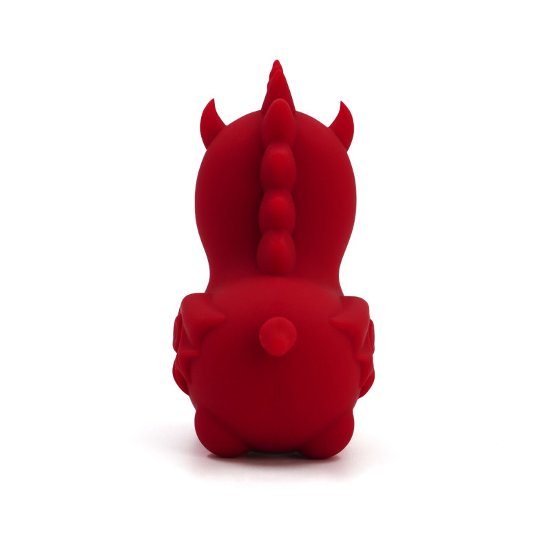 Кліторальний стимулятор з точковими обертальними рухами Unihorn Blaze Diablo Red