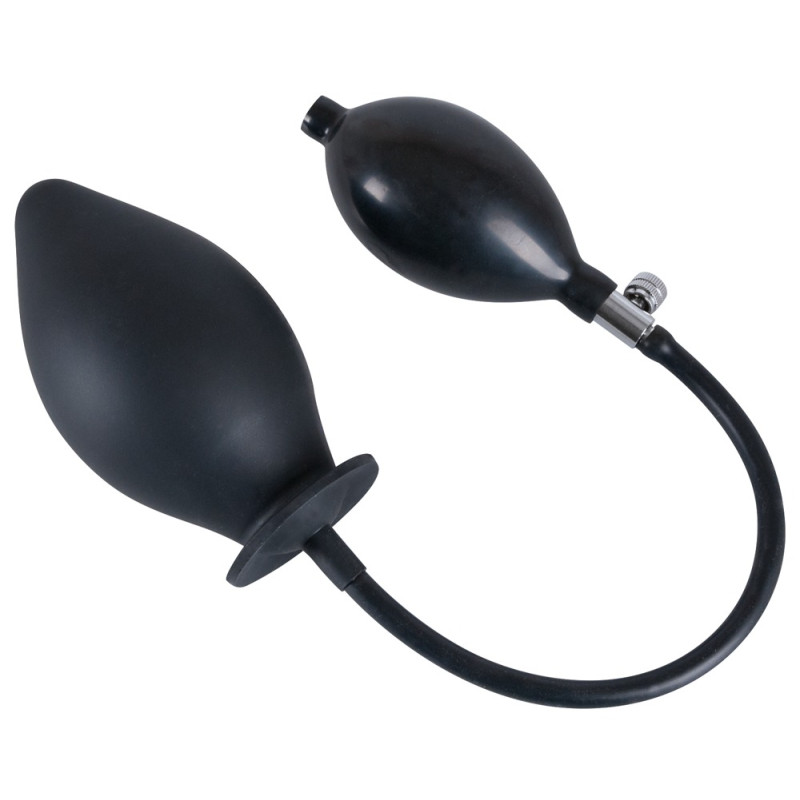 Анальна надувна пробка - True Black Inflatable Anal Plug Анальна надувна пробка - True Black Inflatable Anal Plug