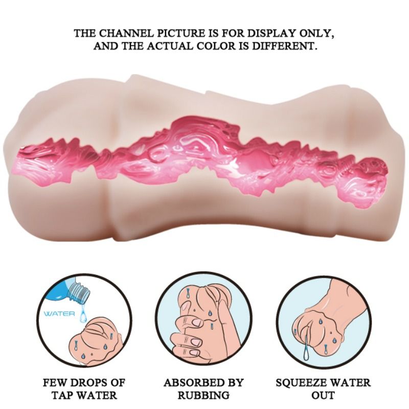 Мастурбатор с вибропулей CRAZY BULL Water Skin Vagina Masturbator Мастурбатор с вибропулей CRAZY BULL Water Skin Vagina Masturbator
