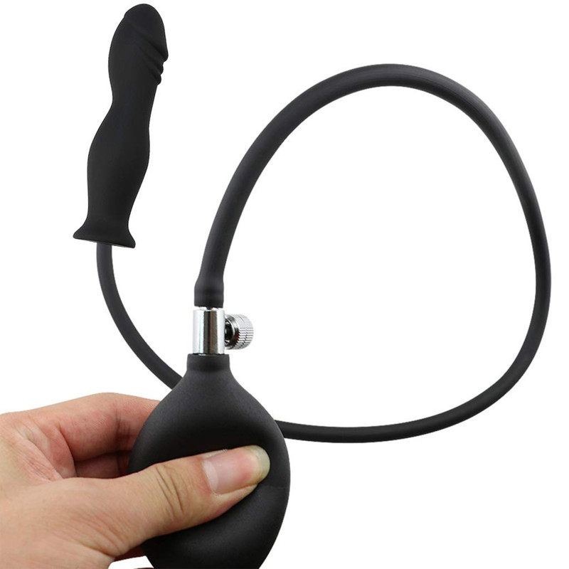 Надувна анальна пробка Erospace Wild Play Inflatable Anal Plug C6 (15,3 × 3,5 см)