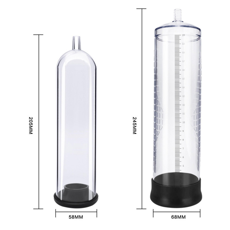 Вакуумная помпа для мужчин - Powerpump Max 0.2 Black&Clear