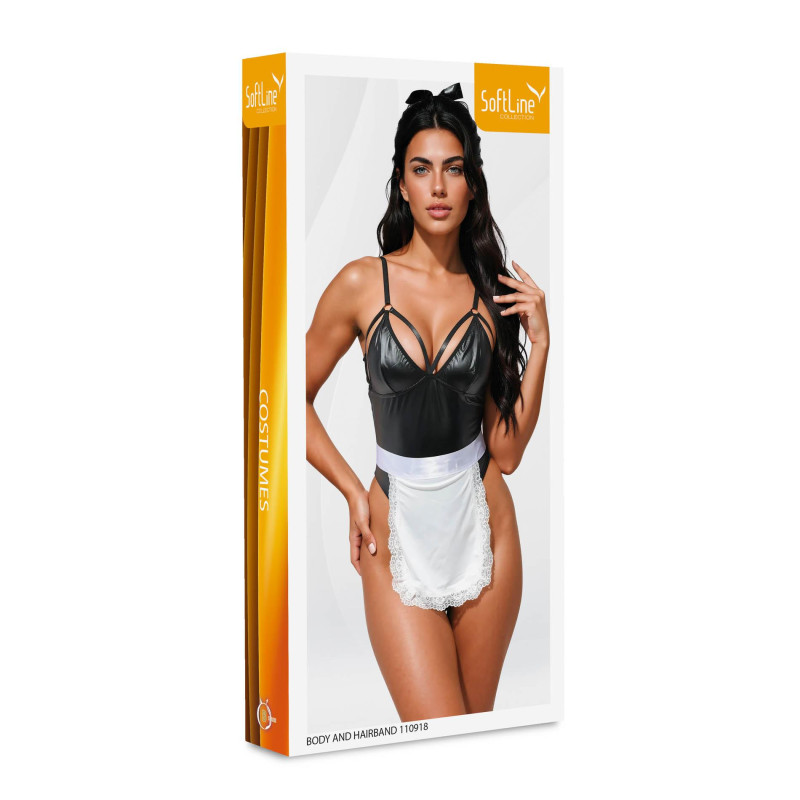 Еротичний комплект покоївки Body And Hairband 110918