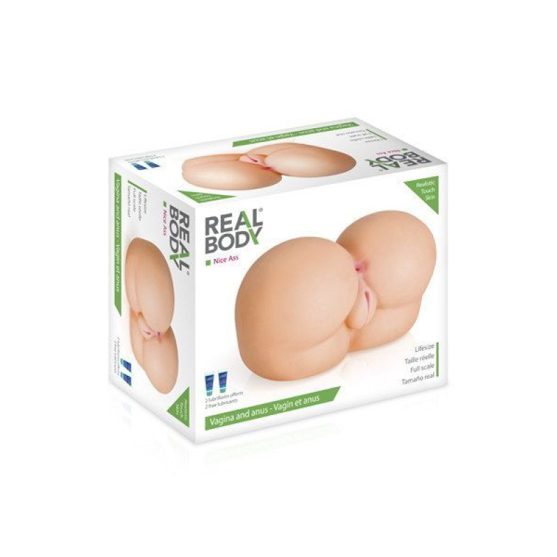 Мастурбатор полуторс два входа Real Body - Nice Ass Мастурбатор полуторс два входа Real Body - Nice Ass