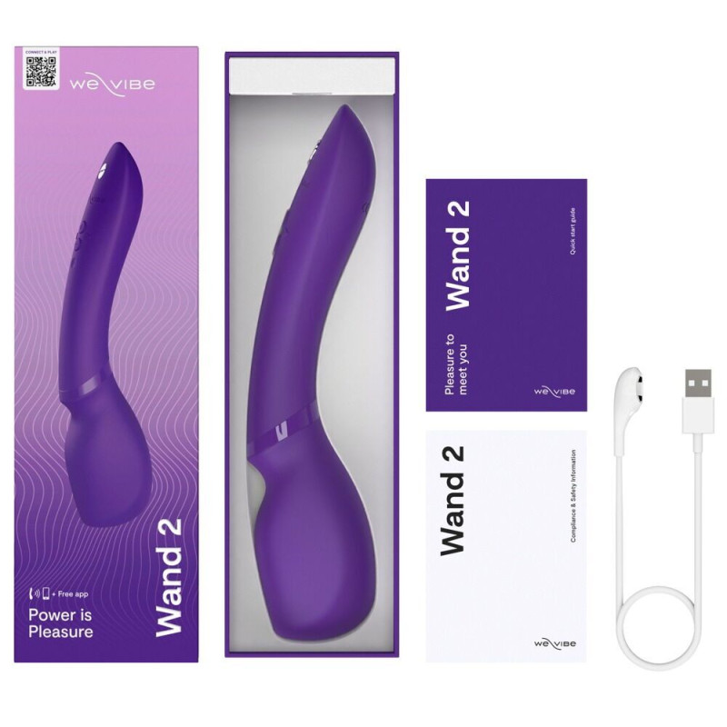 Смарт-вібромасажер We-Vibe Wand 2 Purple Смарт-вібромасажер We-Vibe Wand 2 Purple
