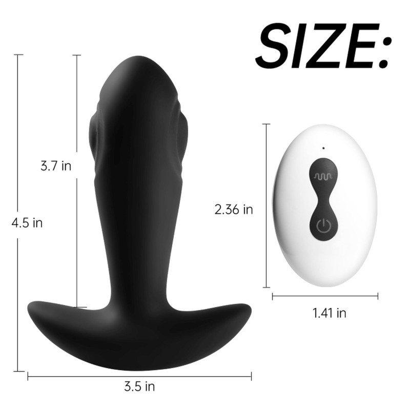Анальная пробка с пульсацией и вибрацией - Dual Tapping Anal Plug Анальная пробка с пульсацией и вибрацией - Dual Tapping Anal Plug
