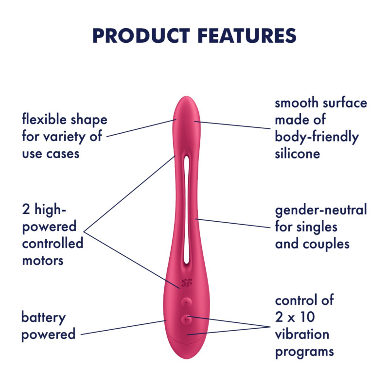 Універсальний гнучкий вібратор для пар Satisfyer Elastic Game Battery Series