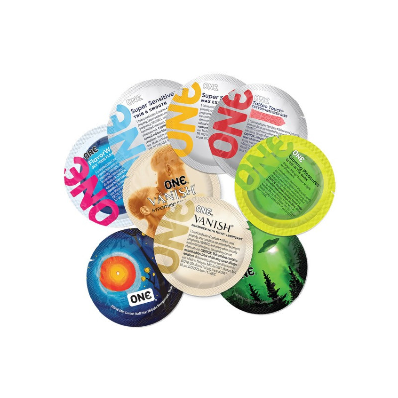 Набір презервативів One Mixed Pleasures 12 шт