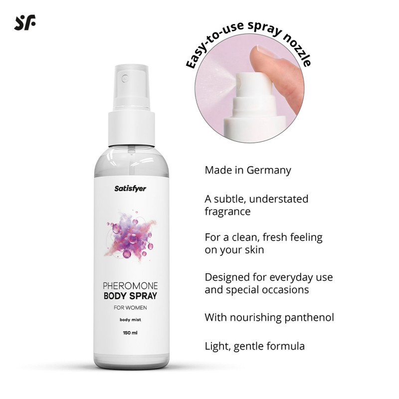 Спрей для тіла з феромонами Satisfyer Pheromones Body Spray For Women 150 мл
