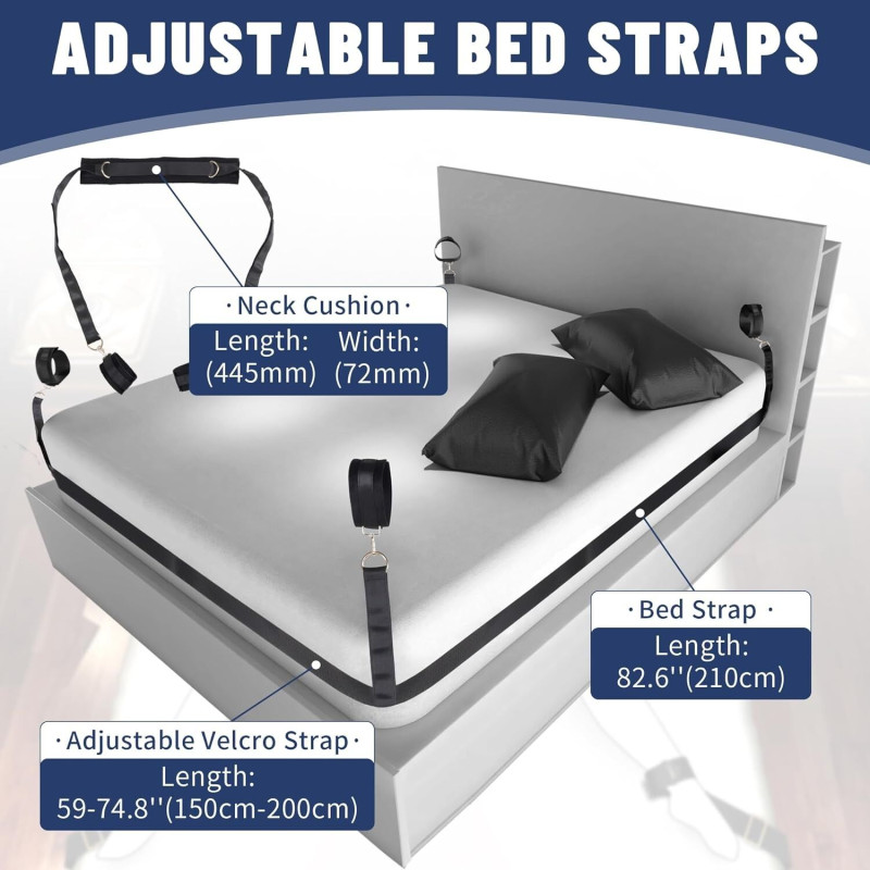 БДСМ-набір LOCKINK YEAHWOW Bed Restraint set БДСМ-набір LOCKINK YEAHWOW Bed Restraint set