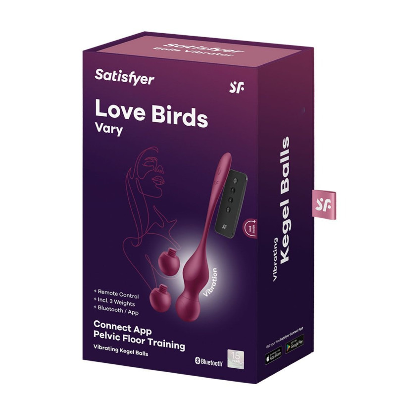 Вагінальні кульки з вібрацією Satisfyer Love Birds Vary