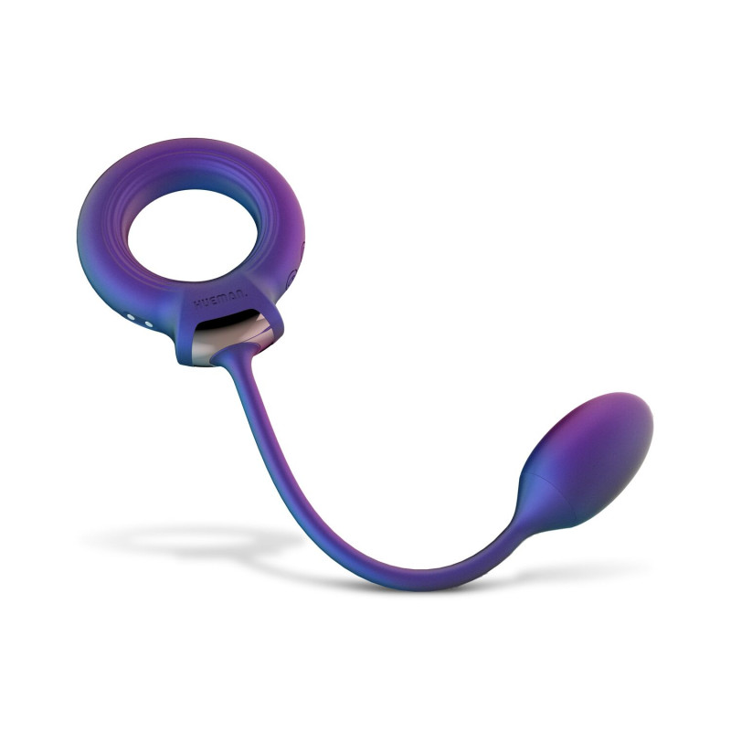 Ерекційне віброкільце з віброяйцем Hueman - Eclipse Anal Vibrator Ерекційне віброкільце з віброяйцем Hueman - Eclipse Anal Vibrator