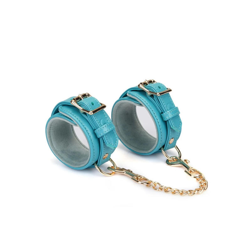 Поножі Liebe Seele Blue Lamb Leather Ankle Cuffs with Velvet Lining Поножі Liebe Seele Blue Lamb Leather Ankle Cuffs with Velvet Lining
