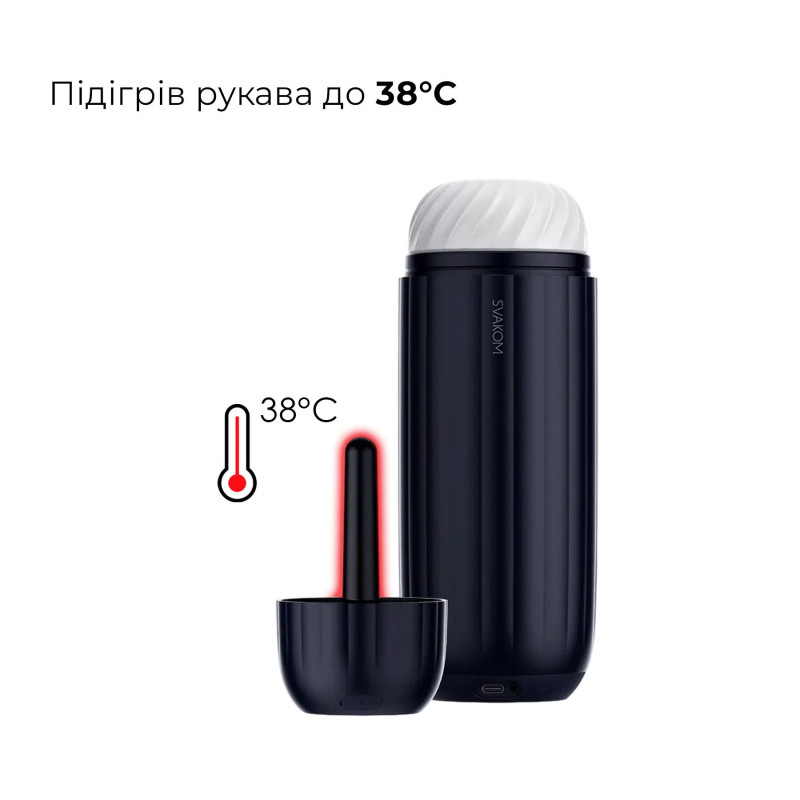 Интерактивный смарт-мастурбатор с вибрацией и посасыванием Svakom Sam Neo 2 Pro